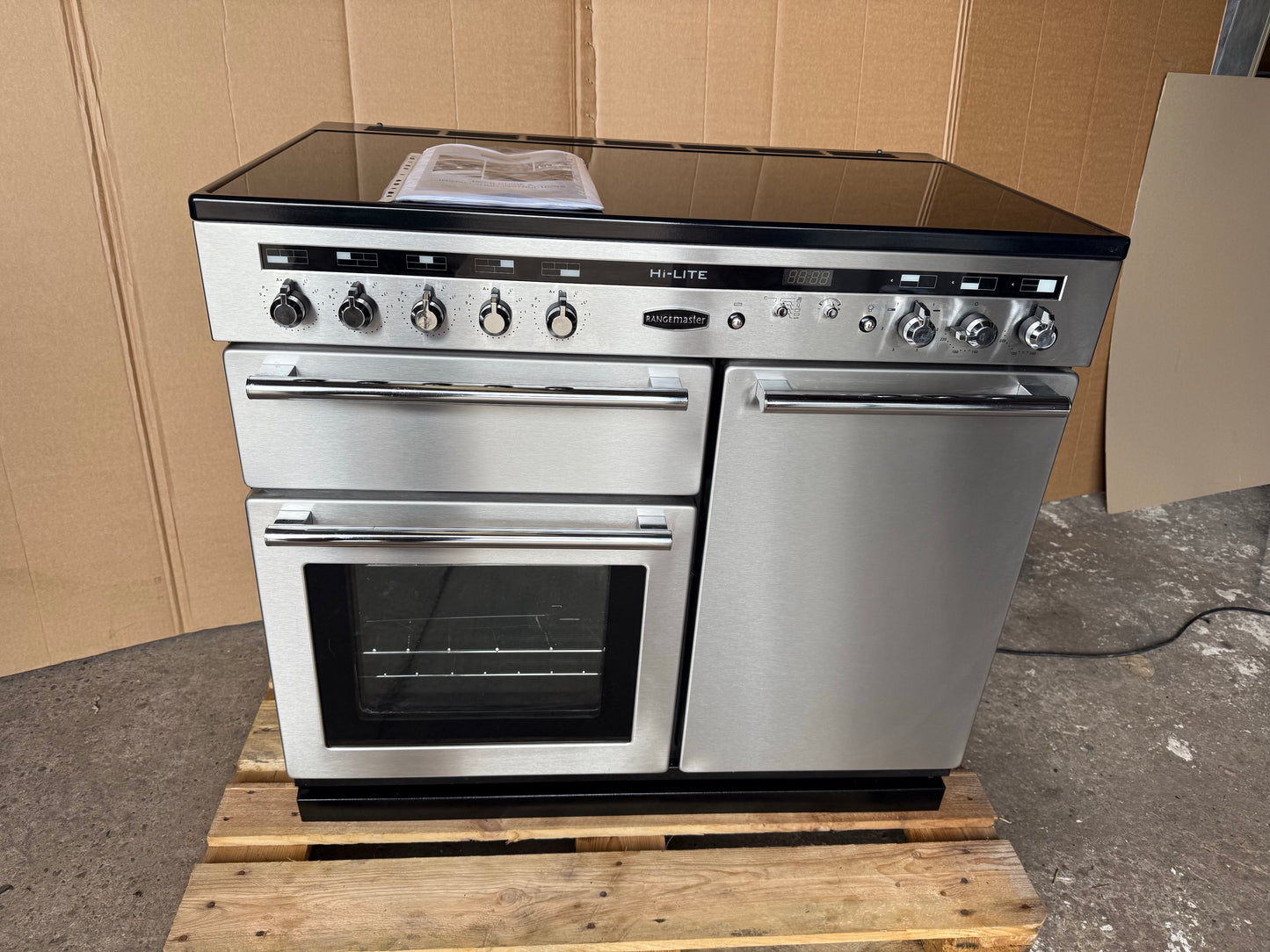 Rangemaster Hi-Lite 100 Induction Stainless Steel all Electric