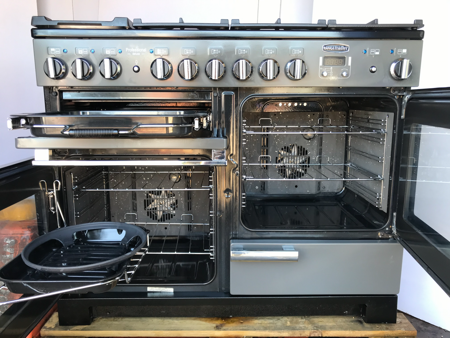 RANGEMASTER PROFESSIONAL DELUXE 110 DUAL FUEL FSD SLATE.CHROME