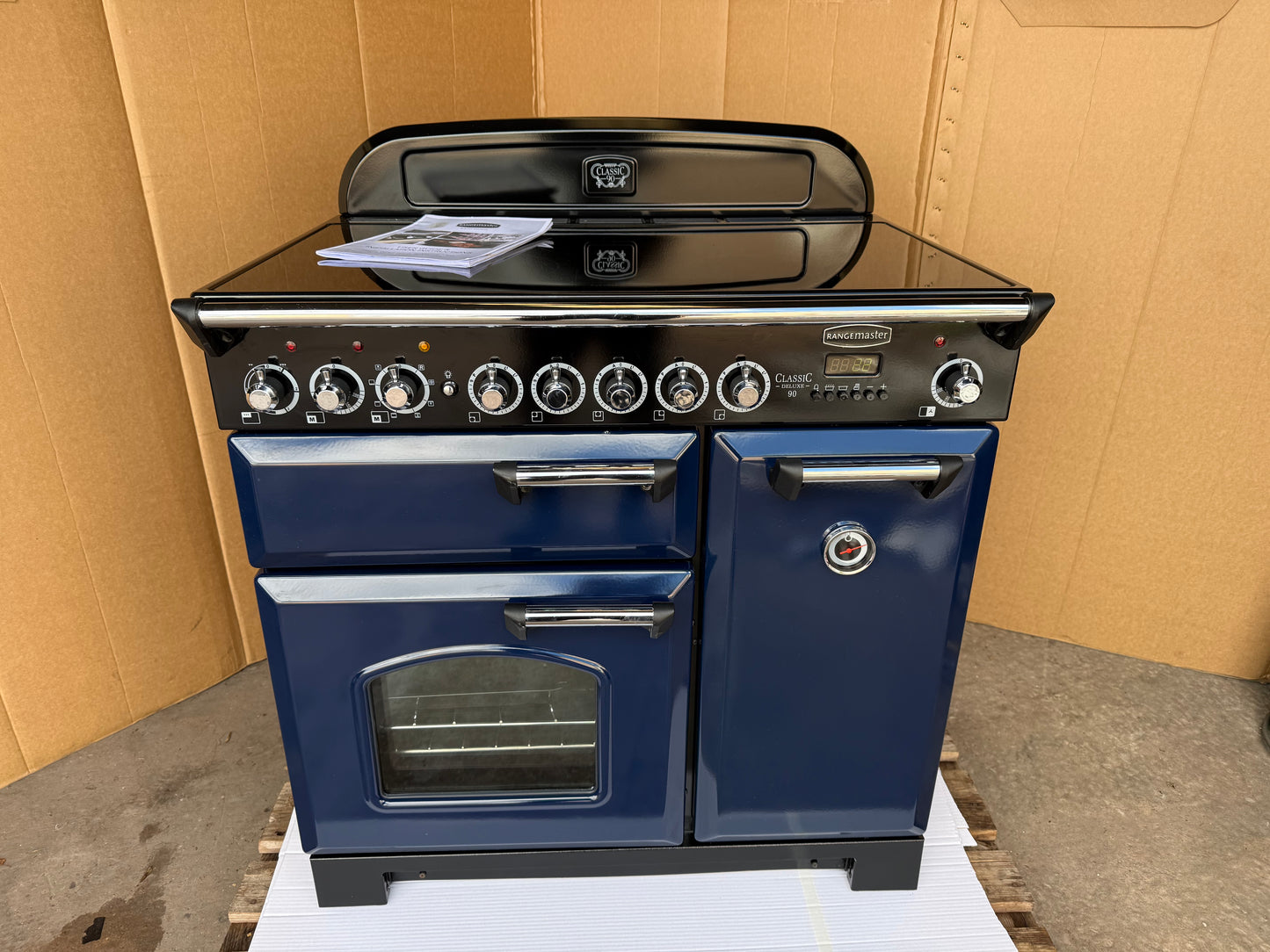 RANGEMASTER CLASSIC DELUXE 90 INDUCTION INDIGO BLUE