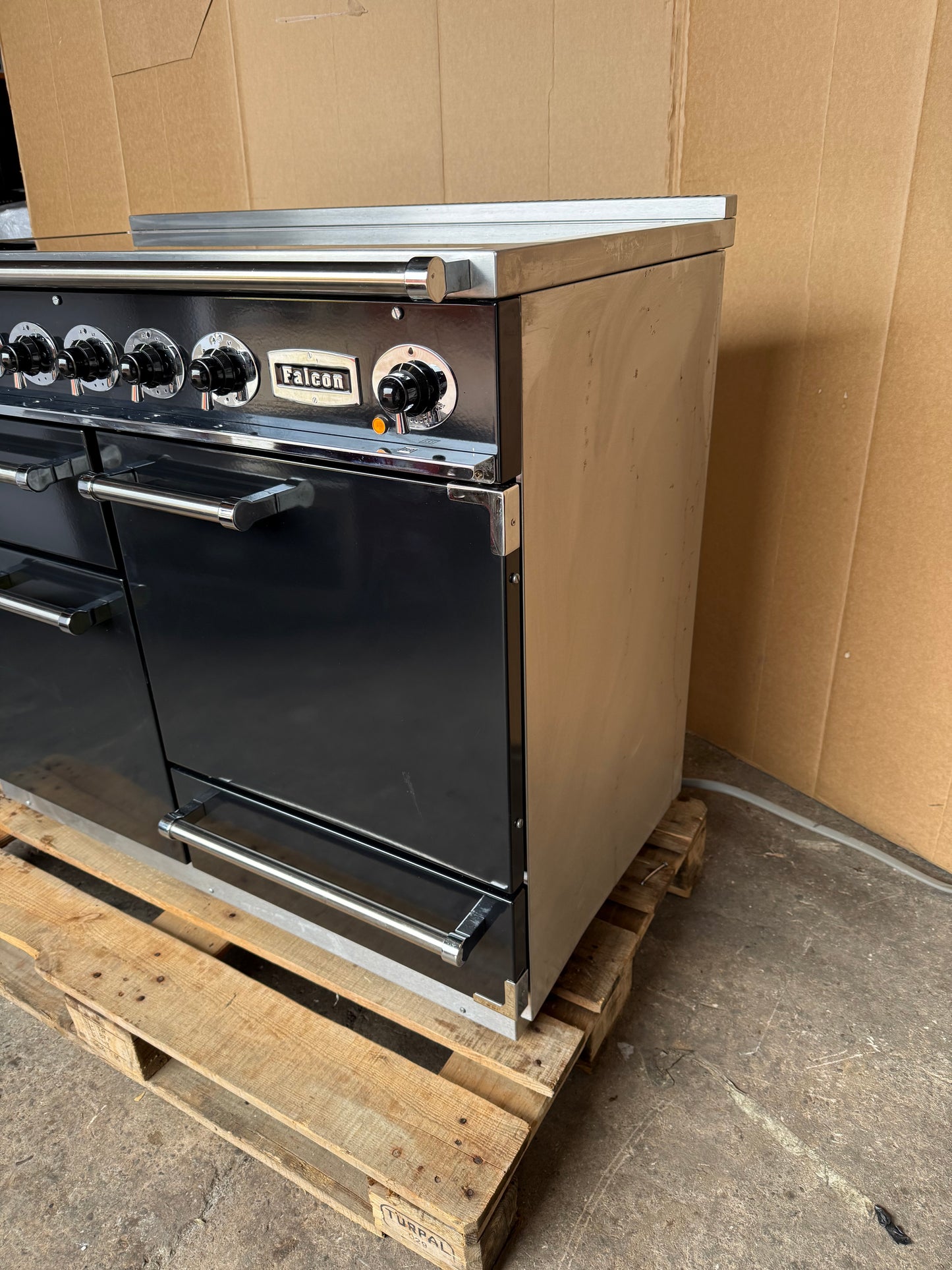 FALCON DELUXE 1092 INDUCTION BLACK/CHROME
