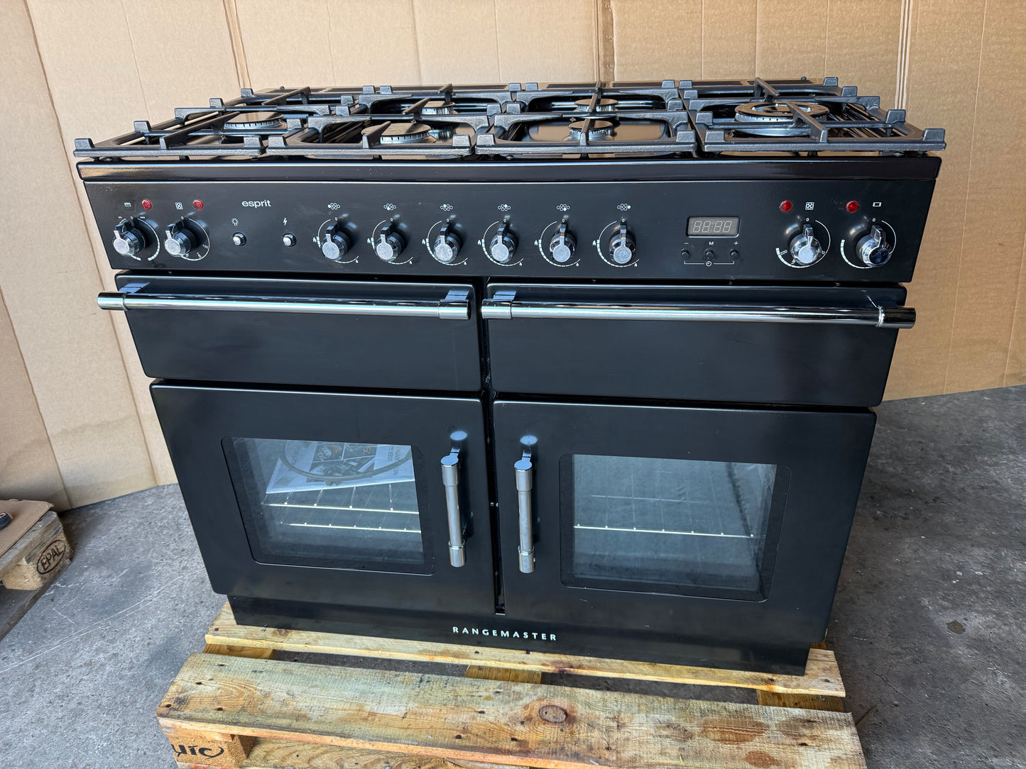 Rangemaster esprit 110 Dual Fuel FSD Black/chrome