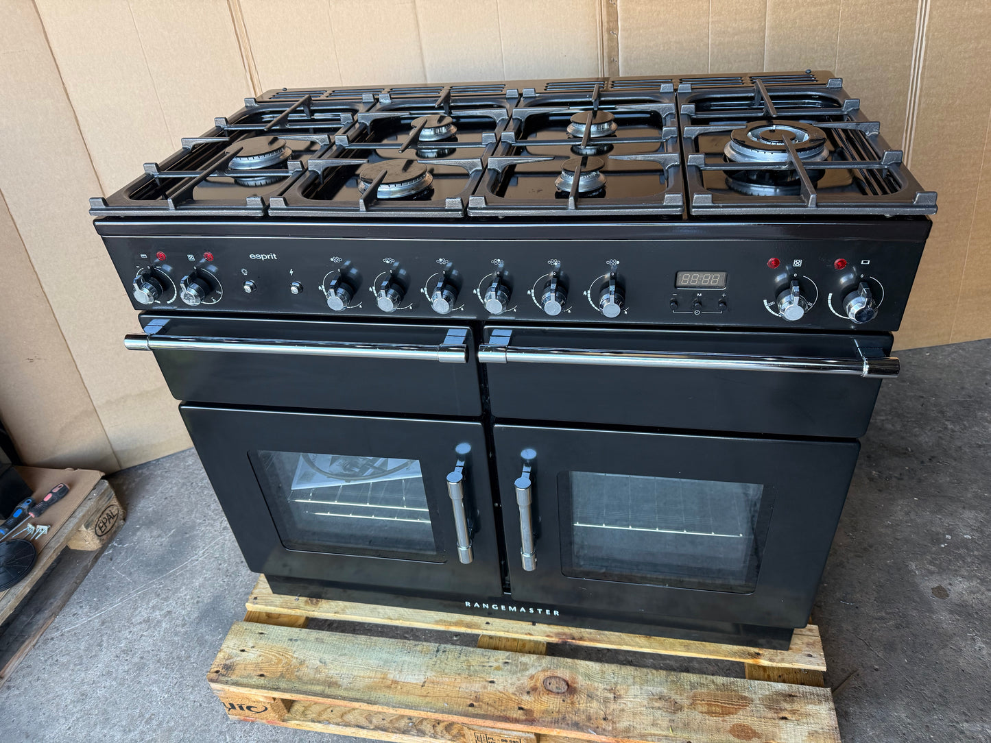 Rangemaster esprit 110 Dual Fuel FSD Black/chrome