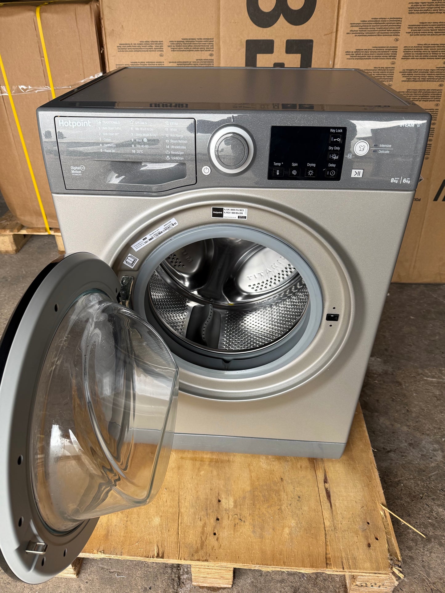 Hotpoint RDG8643GK 8Kg washer/Dryer