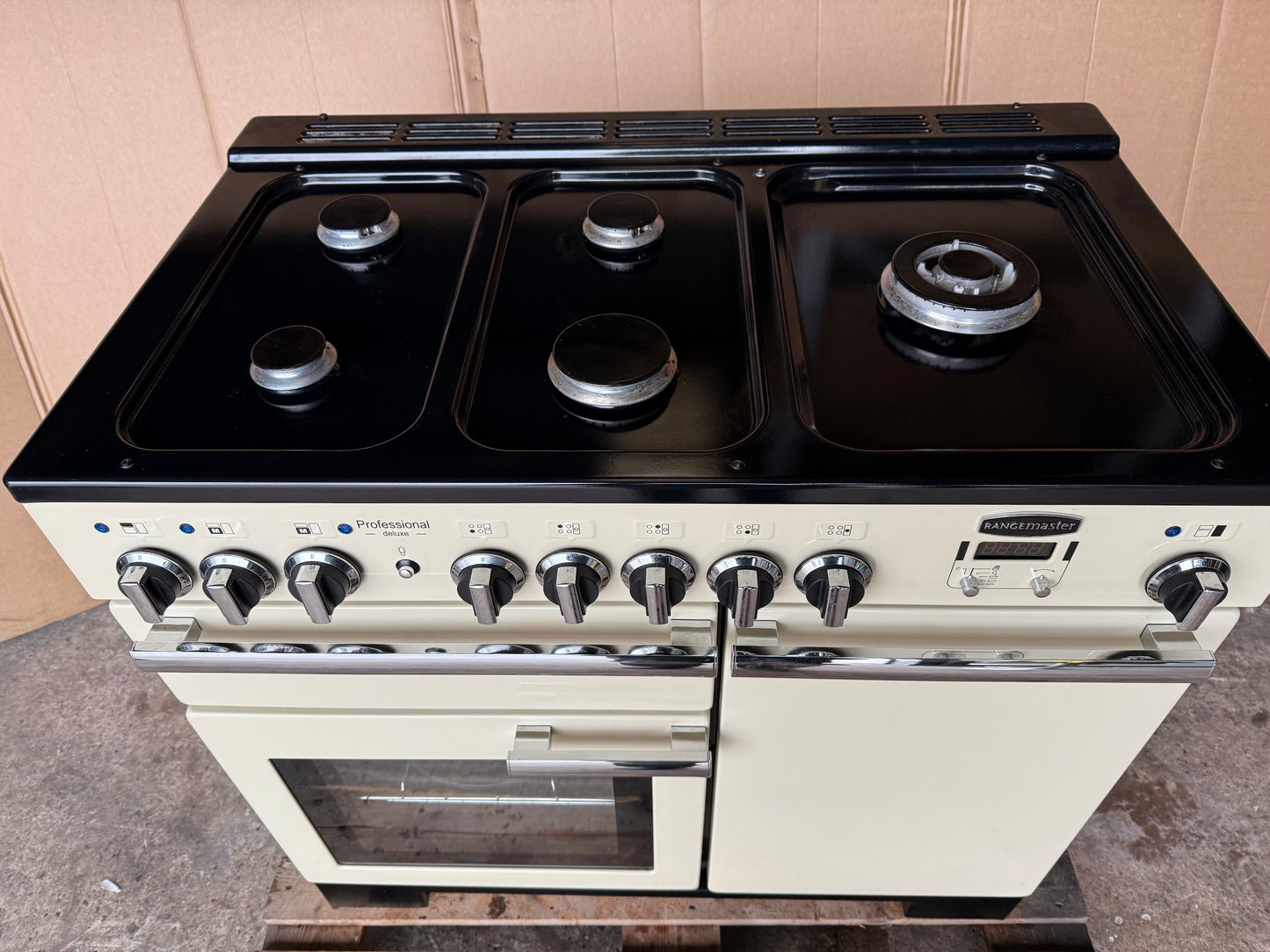 Rangemaster Professional Deluxe 100 Dual Fuel FSD Cream