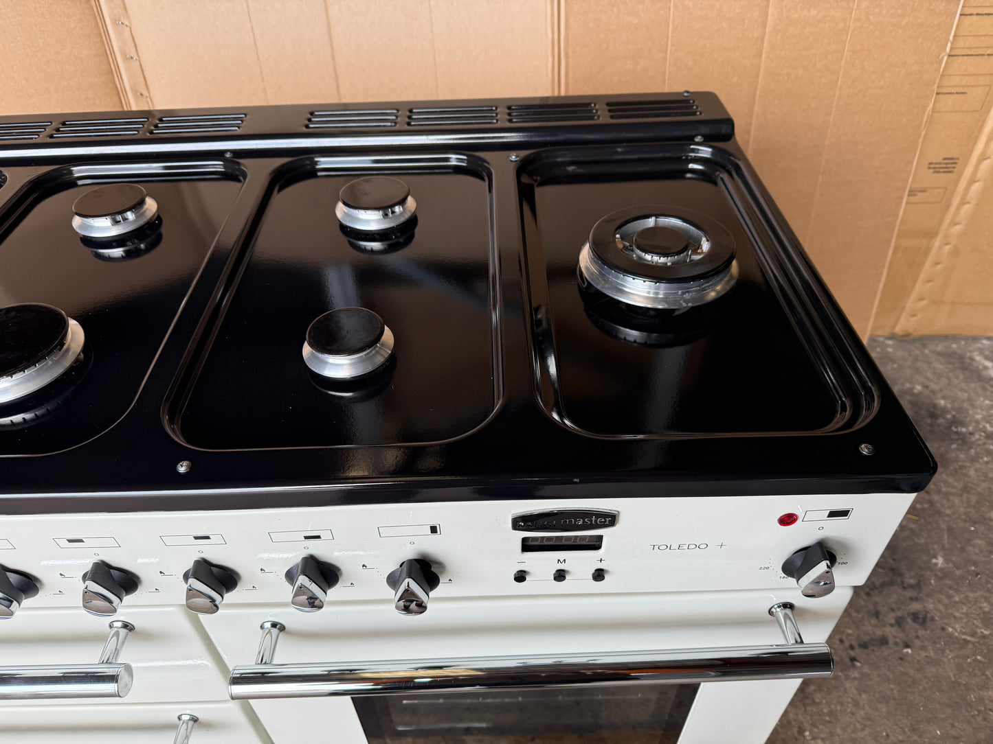Rangemaster Toledo + 110 Dual Fuel FSD Ivory/chrome