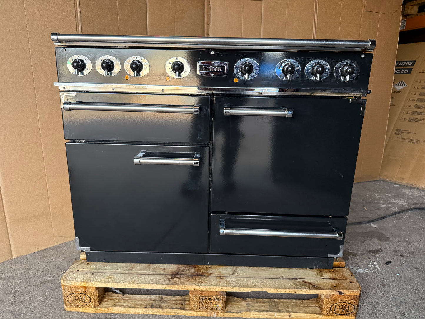 FALCON 1082 CERAMIC BLACL ALL ELECTRIC
