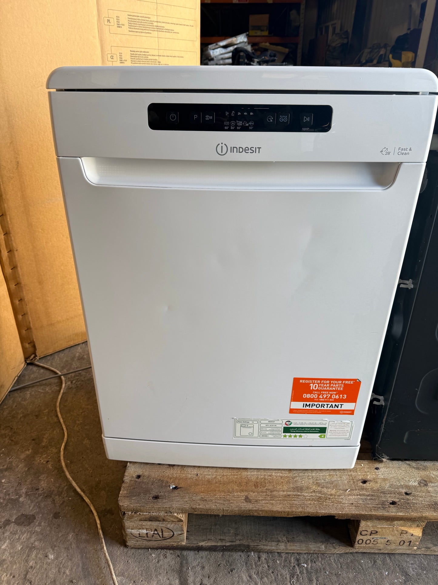 INDESIT 60CM DISHWASHER