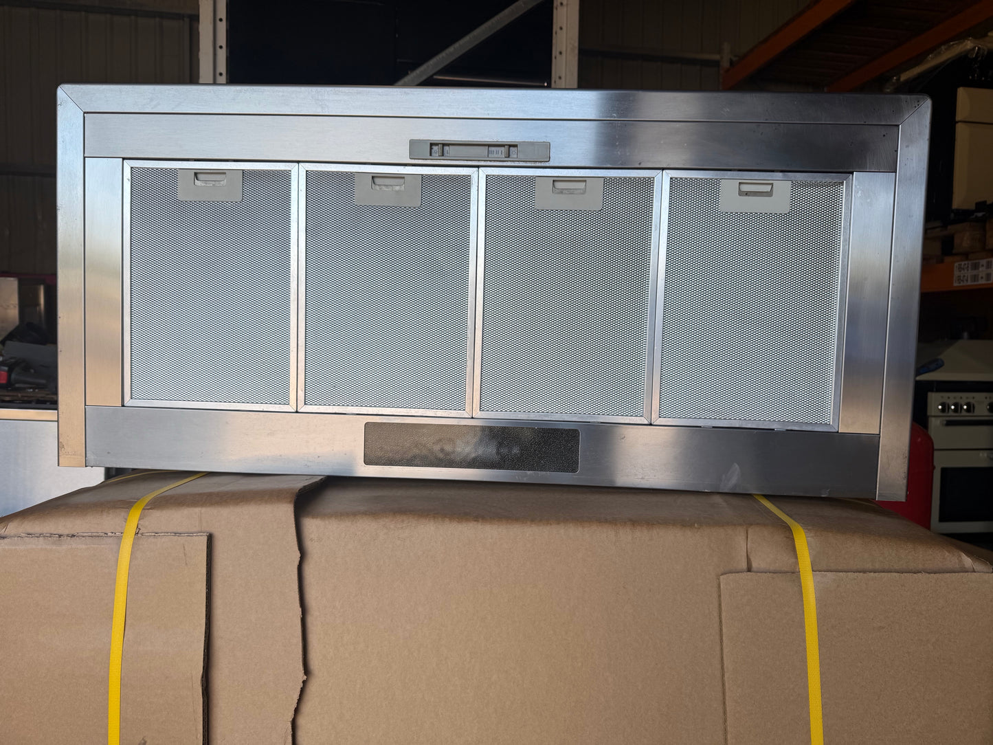 RANGEMASTER 110CM STAINLESS STEEL EXTRACTOR HOOD