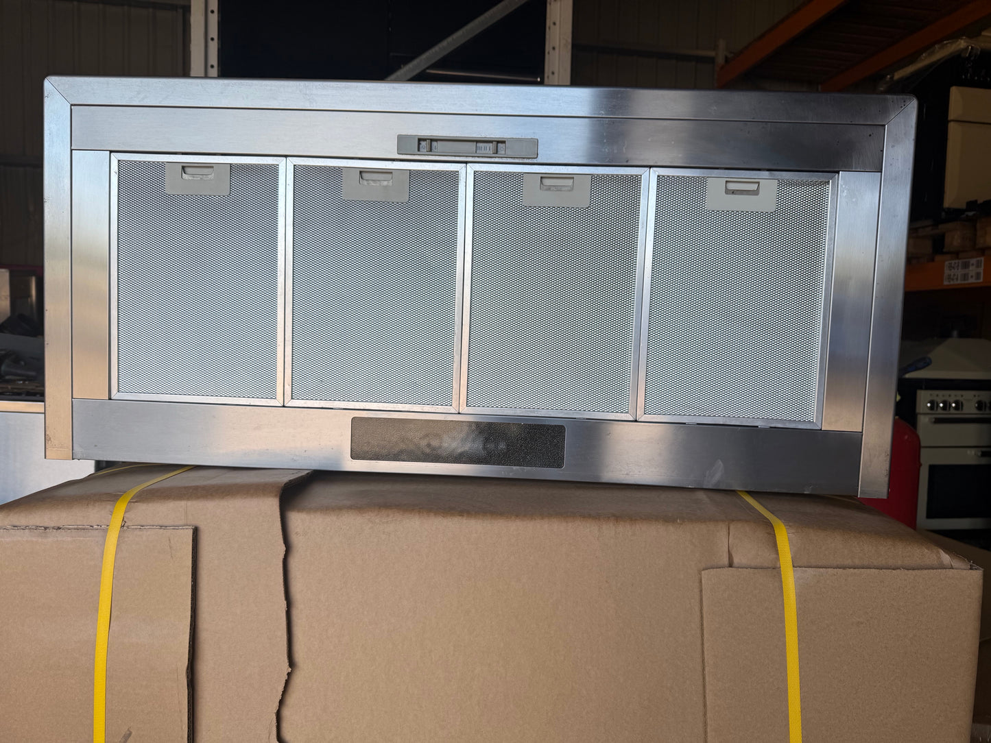 RANGEMASTER 110CM STAINLESS STEEL EXTRACTOR HOOD