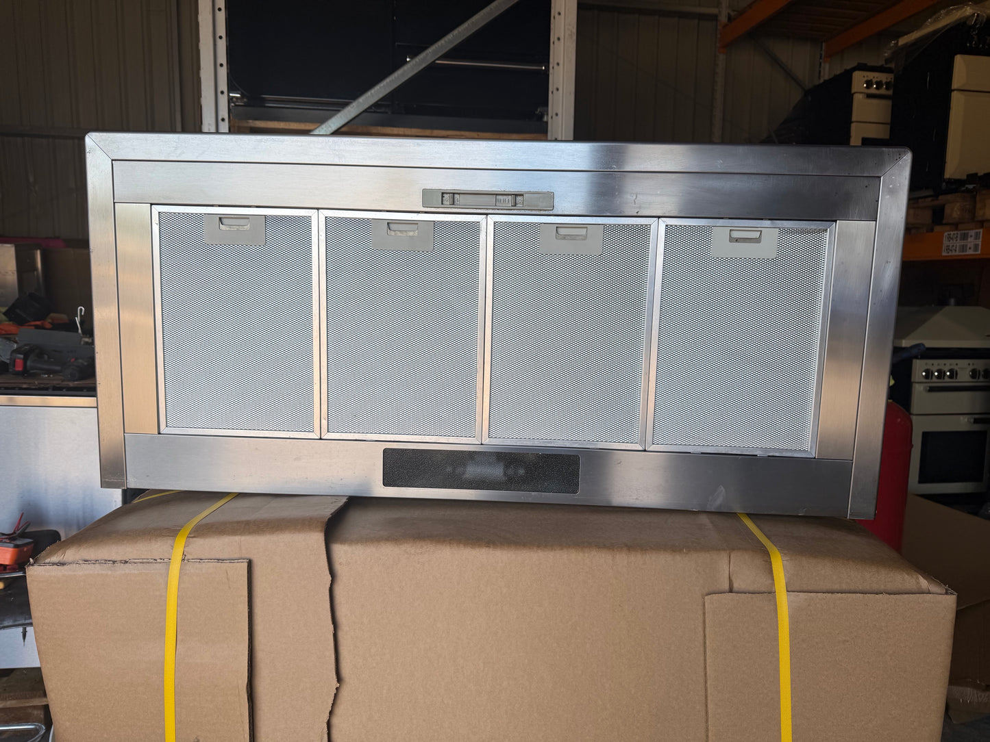 RANGEMASTER 110CM STAINLESS STEEL EXTRACTOR HOOD