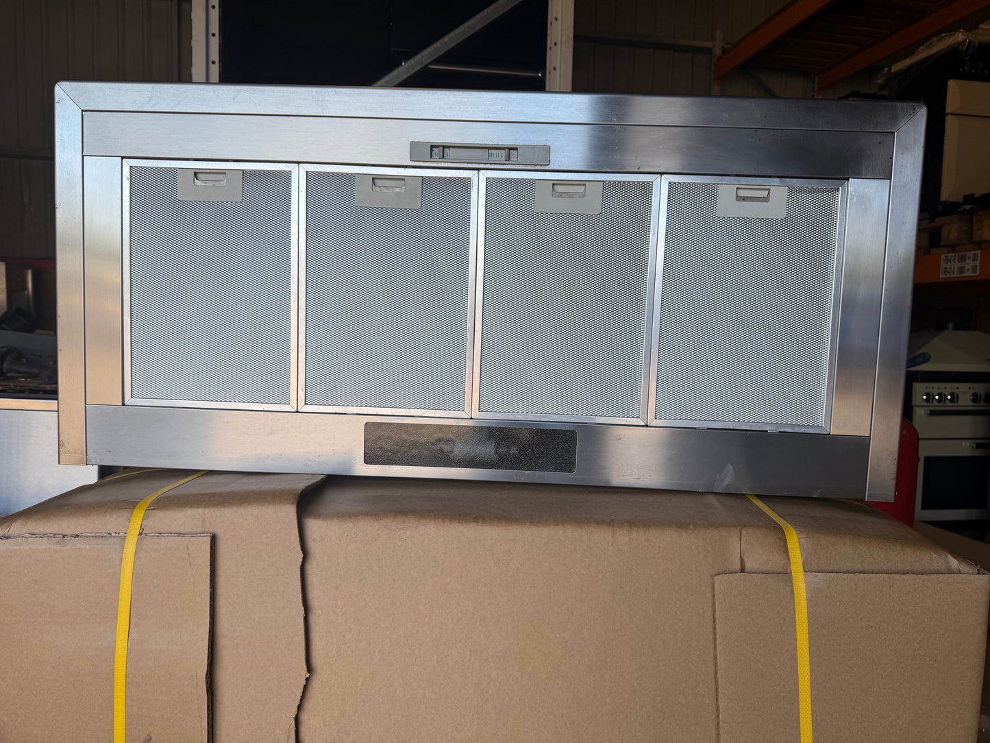 RANGEMASTER 110CM STAINLESS STEEL EXTRACTOR HOOD