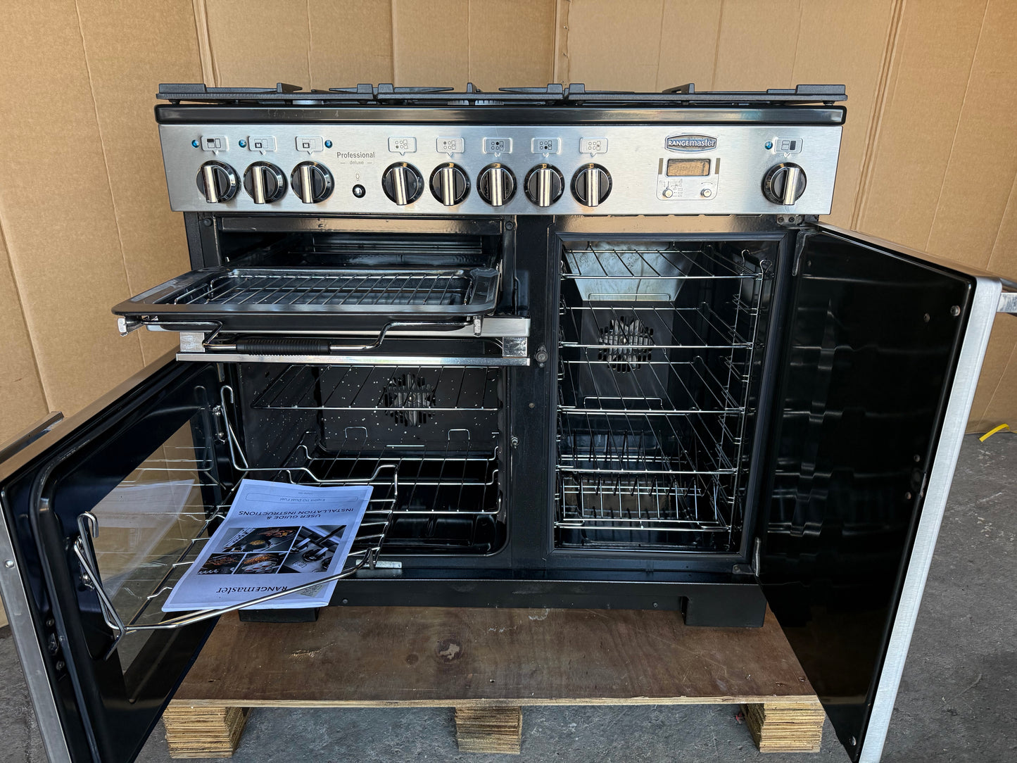 RANGEMASTER PROFESSIONAL DELUXE 100 DUAL FUEL FSD WITH HOOD