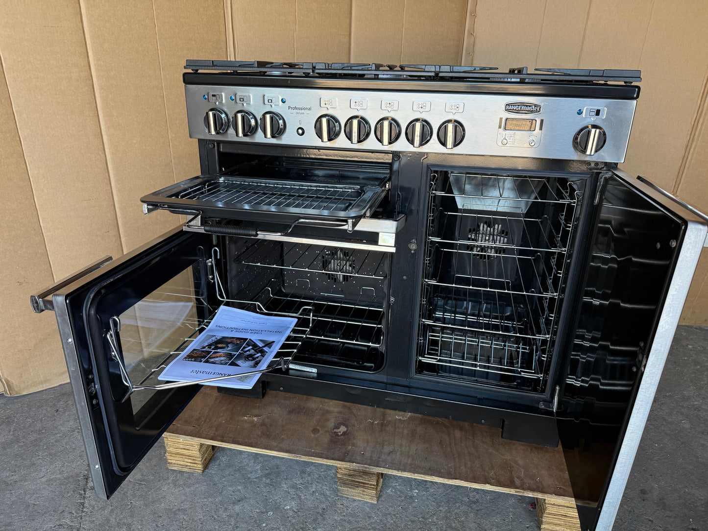 RANGEMASTER PROFESSIONAL DELUXE 100 DUAL FUEL FSD WITH HOOD