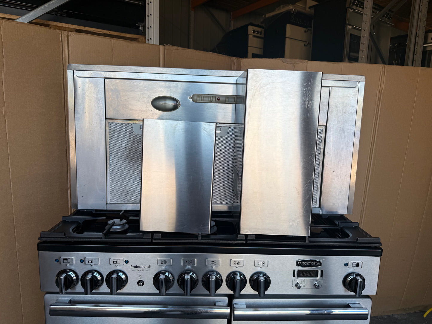 RANGEMASTER PROFESSIONAL DELUXE 100 DUAL FUEL FSD WITH HOOD