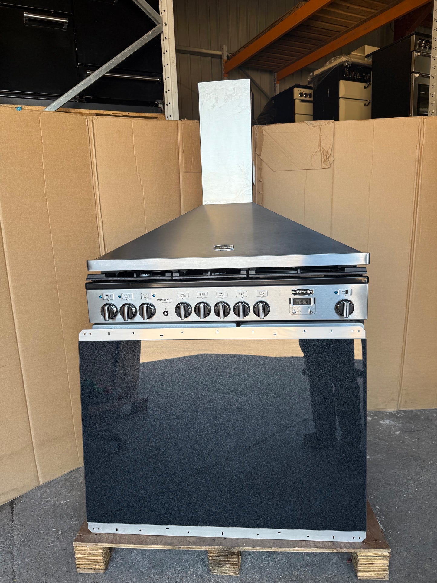 RANGEMASTER PROFESSIONAL DELUXE 100 DUAL FUEL FSD WITH HOOD