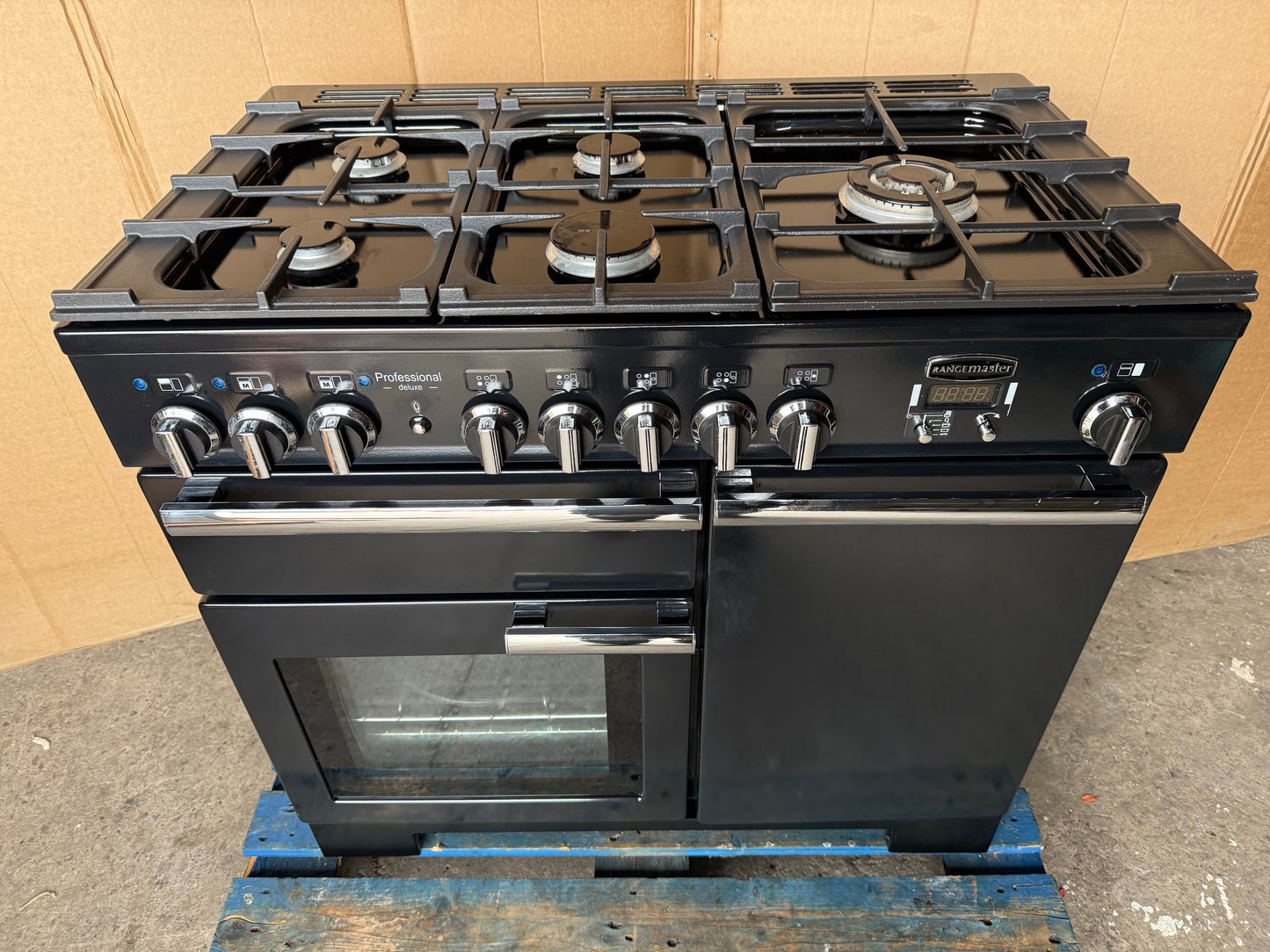 RANGEMASTER PROFESSIONAL DELUXE 100 FSD DUAL FUEL BLACK