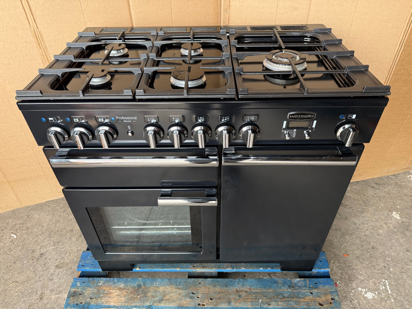 RANGEMASTER PROFESSIONAL DELUXE 100 FSD DUAL FUEL BLACK