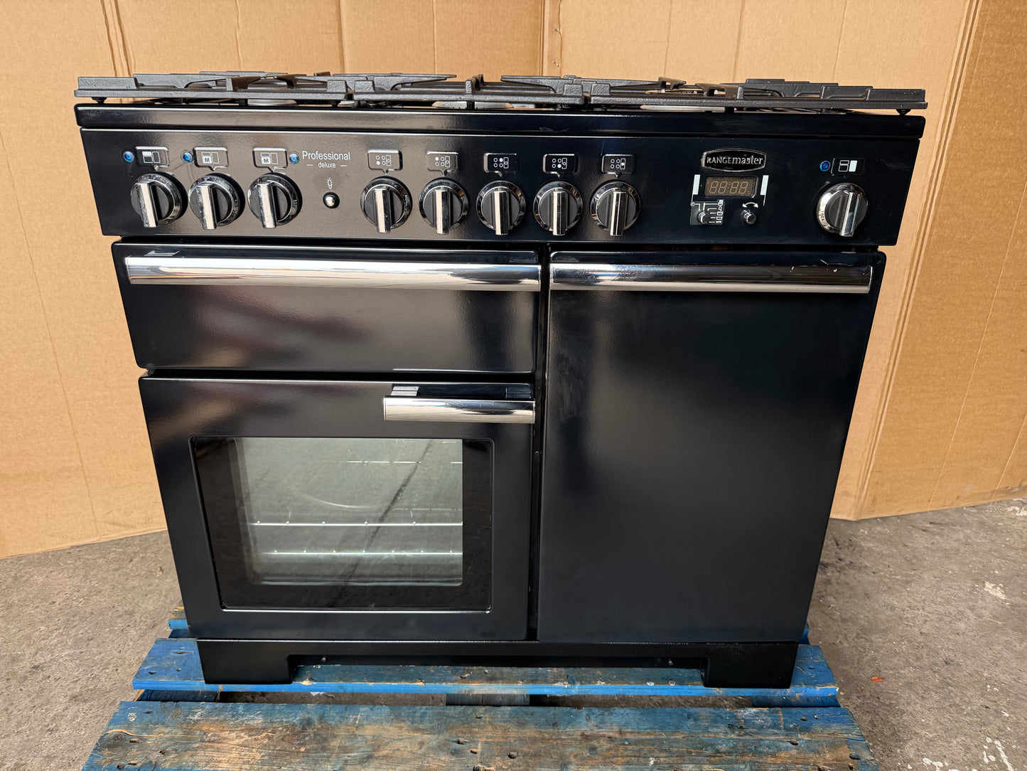 RANGEMASTER PROFESSIONAL DELUXE 100 FSD DUAL FUEL BLACK