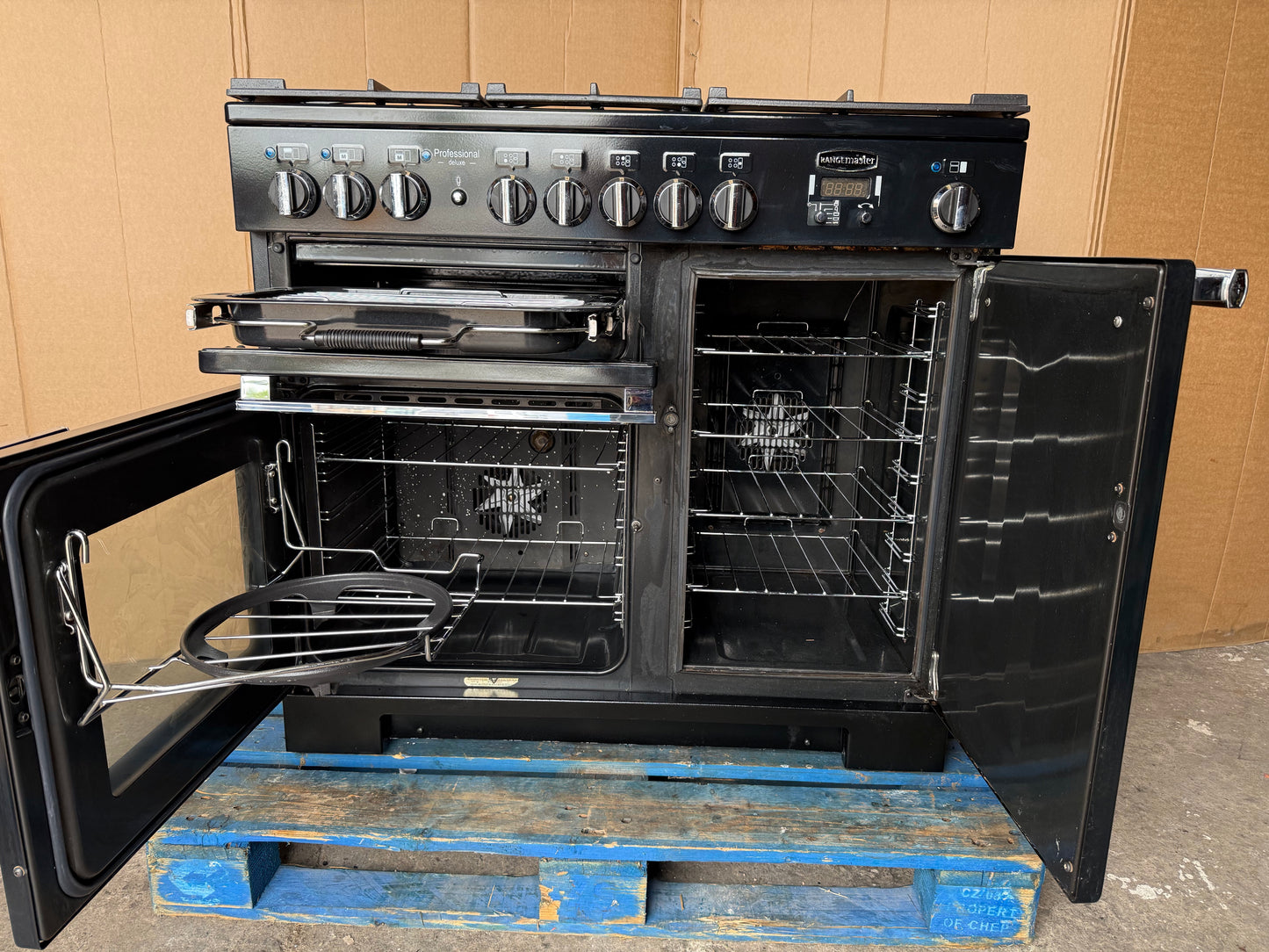 RANGEMASTER PROFESSIONAL DELUXE 100 FSD DUAL FUEL BLACK
