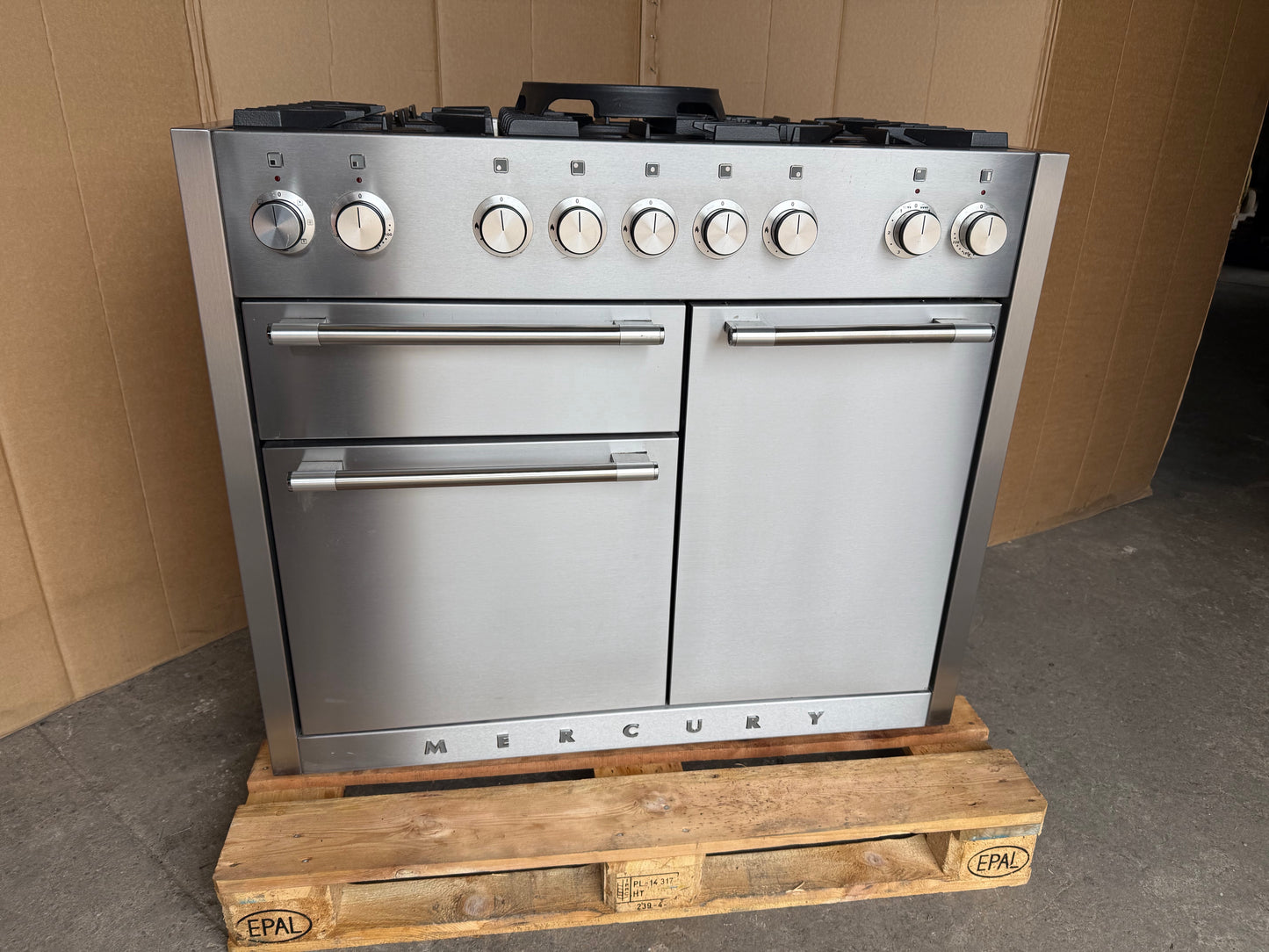 MERCURY 1082MM DUAL FUEL FSD STAINLESS STEEL COOKER