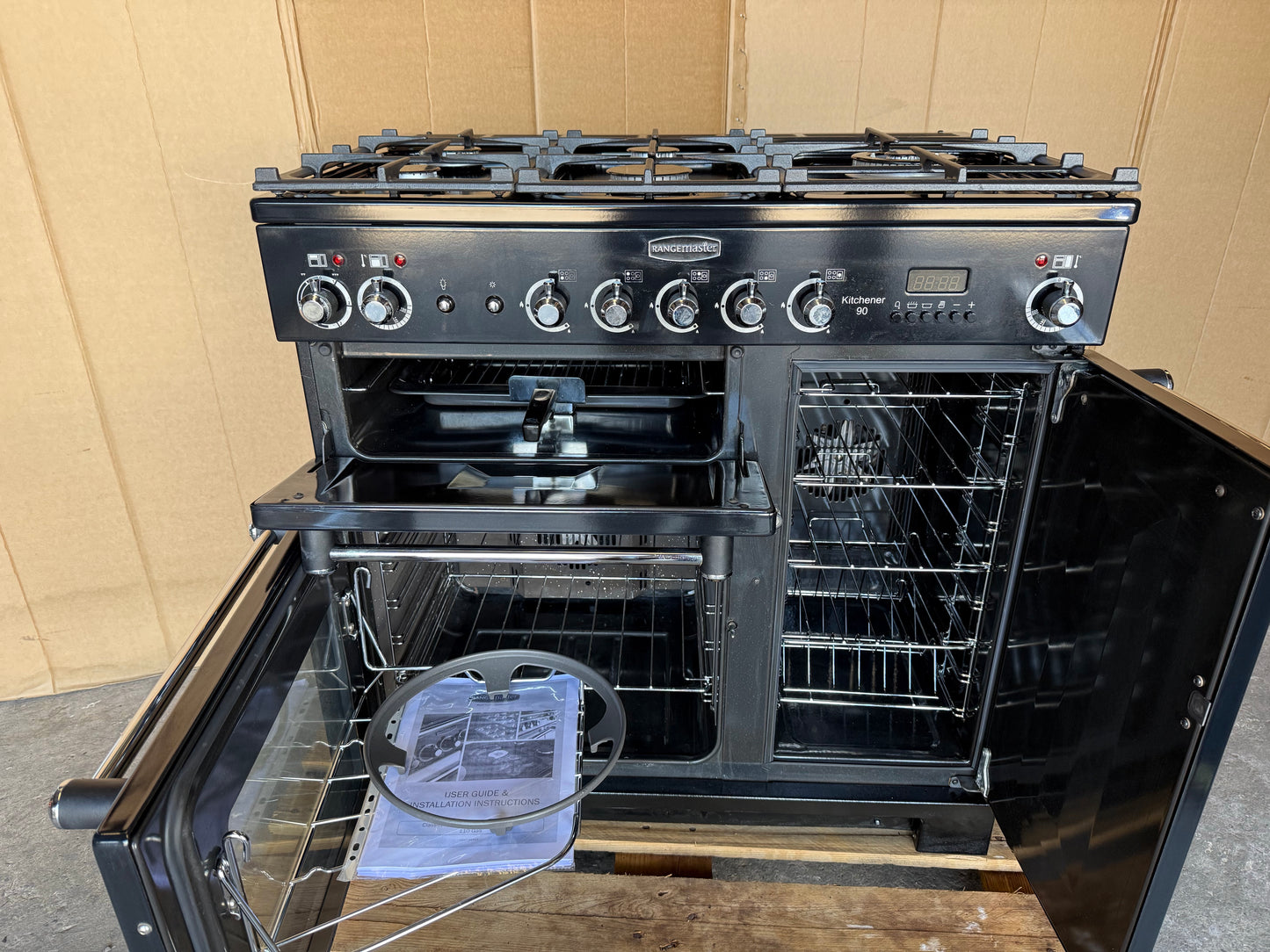 RANGEMASTER KITCHENER 90 DUAL FUEL FSD WITH HOOD
