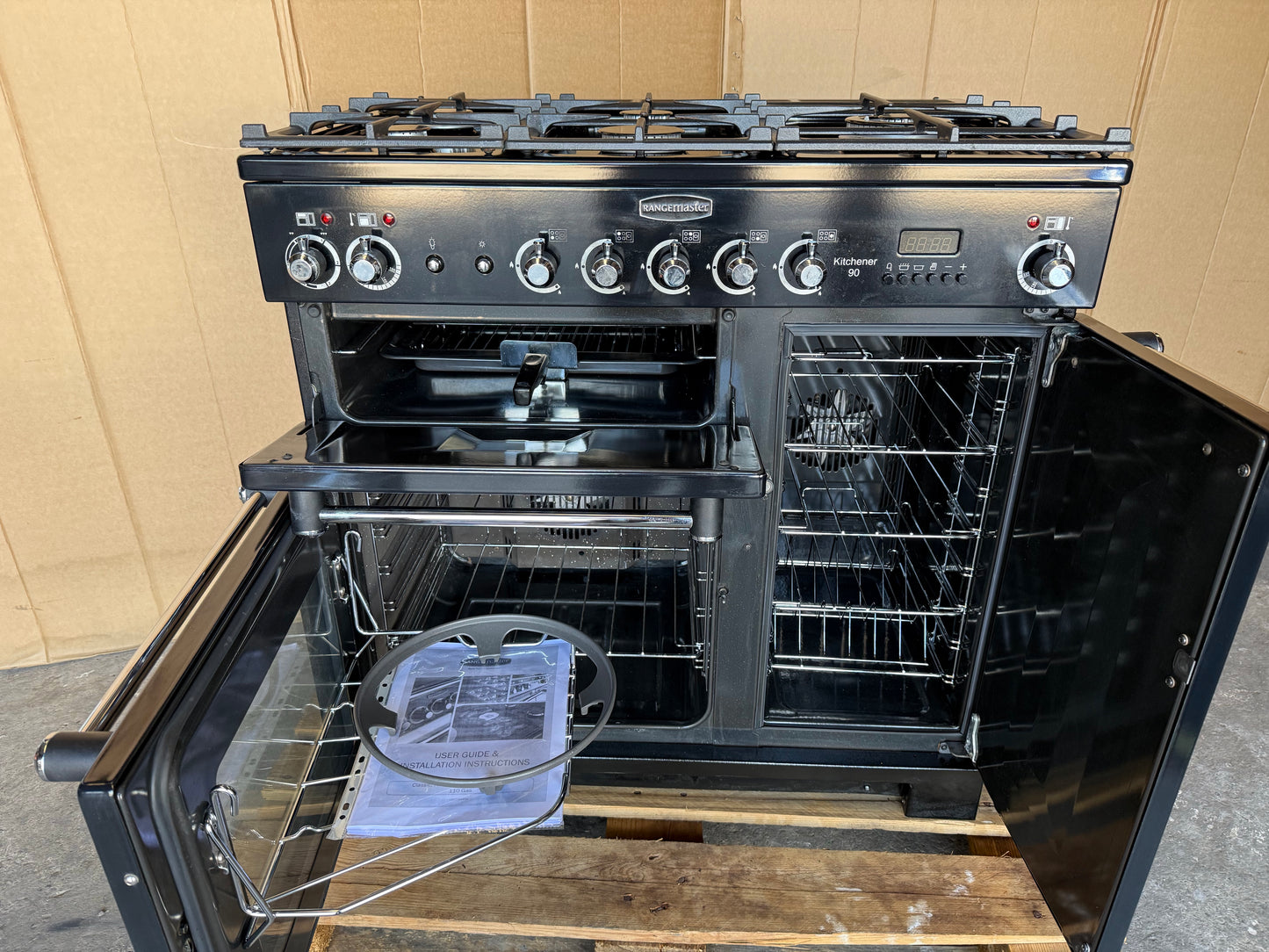 RANGEMASTER KITCHENER 90 DUAL FUEL FSD WITH HOOD