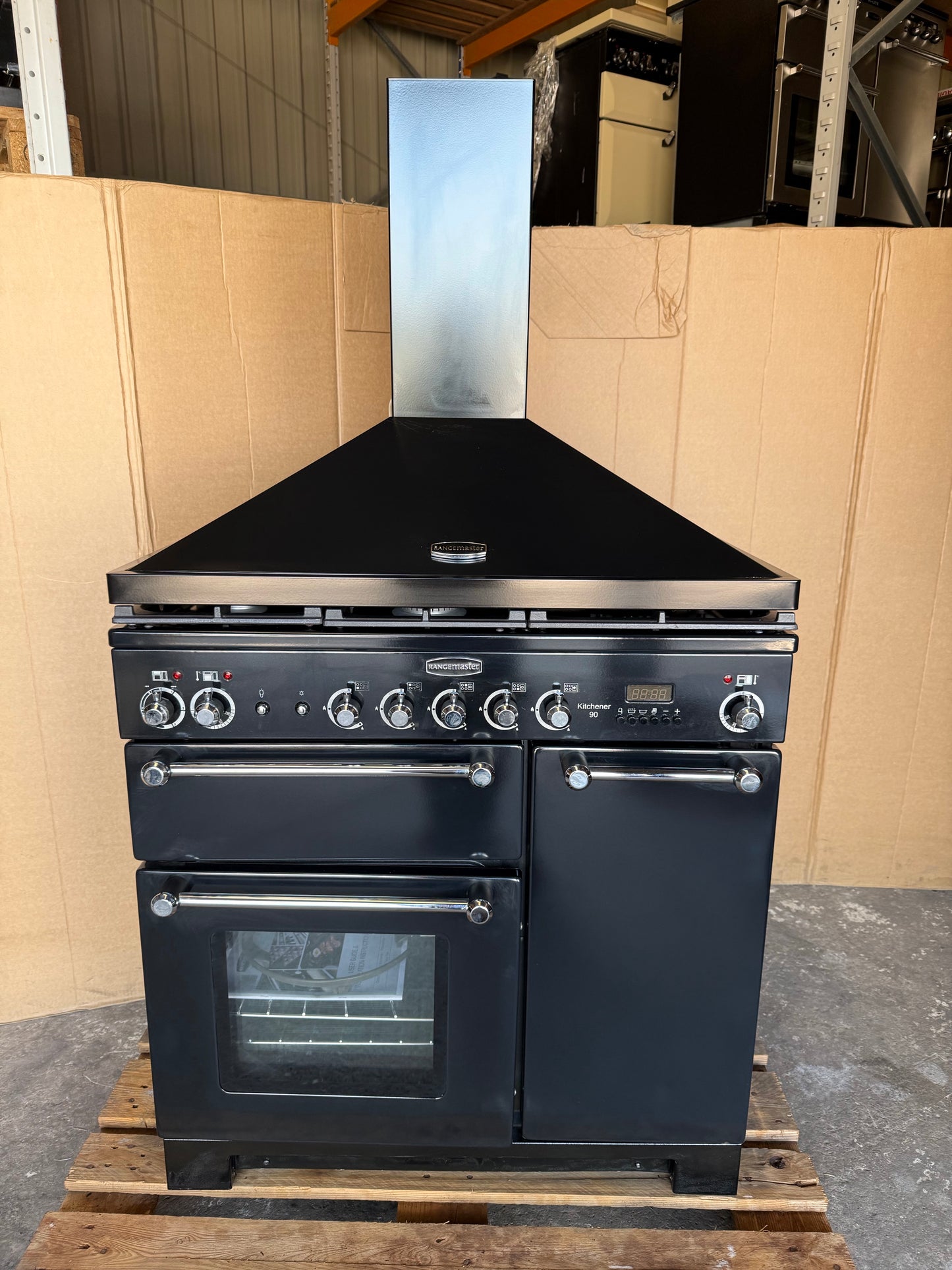 RANGEMASTER KITCHENER 90 DUAL FUEL FSD WITH HOOD