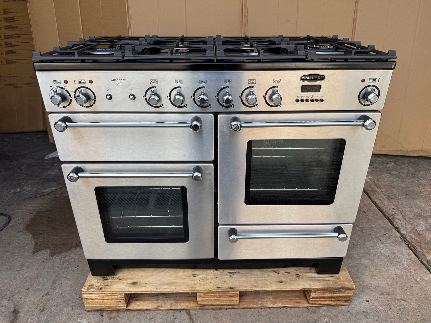 RANGEMASTER KITCHENER 110 DUAL FUEL FSD STAINLESS STEEL