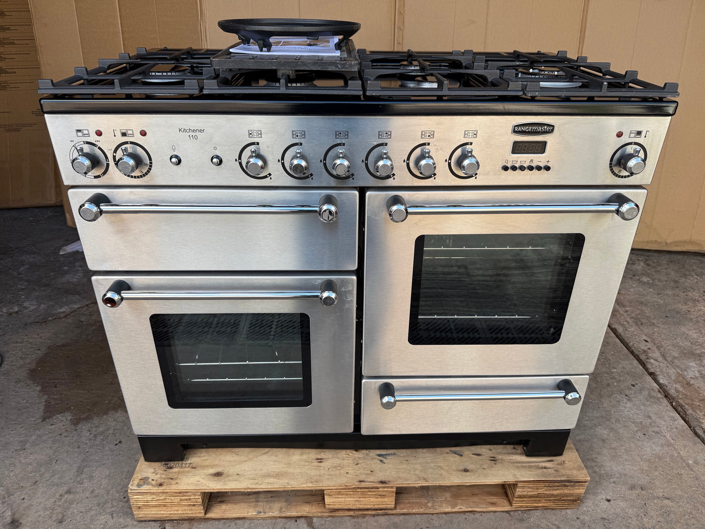 RANGEMASTER KITCHENER 110 DUAL FUEL FSD STAINLESS STEEL