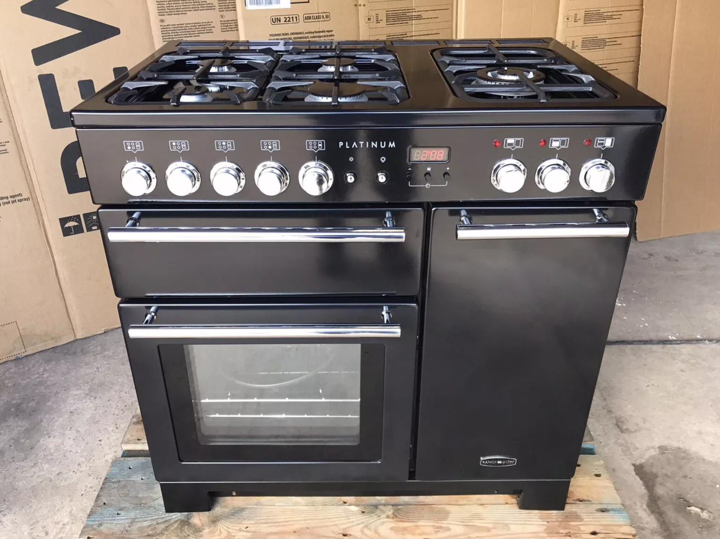 Rangemaster Platinum 90 Dual Fuel FSD Black