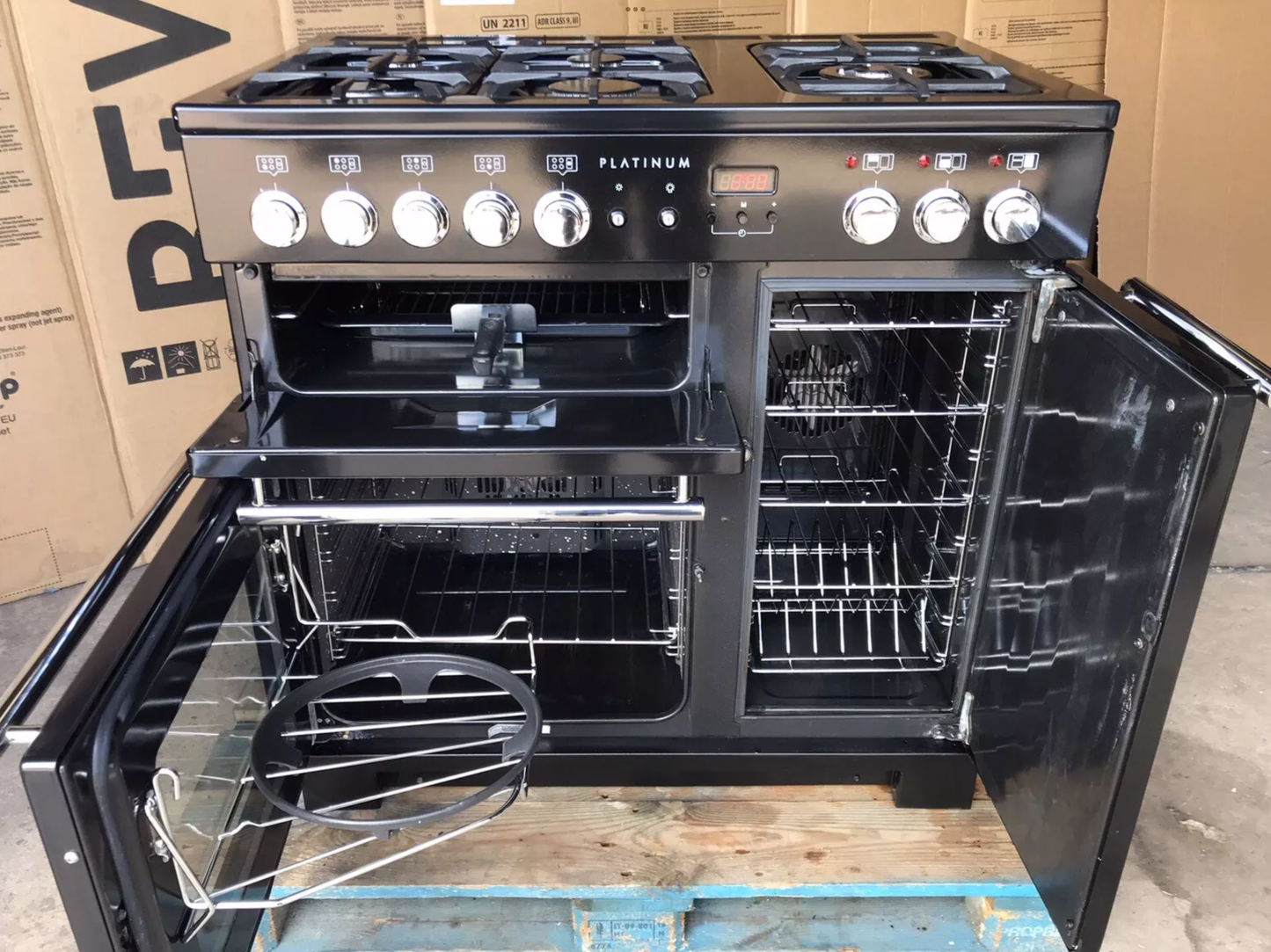 Rangemaster Platinum 90 Dual Fuel FSD Black