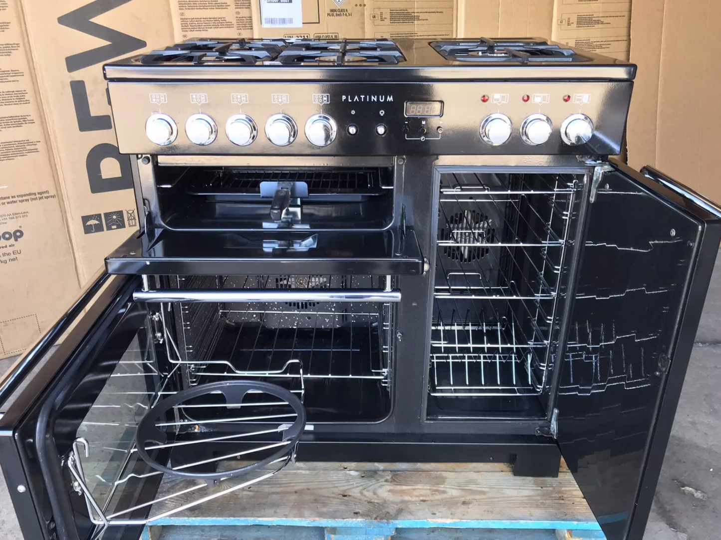 Rangemaster Platinum 90 Dual Fuel FSD Black