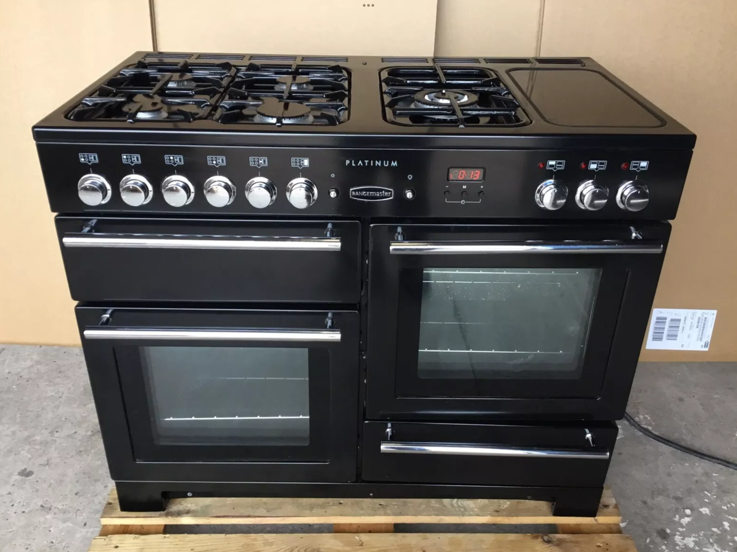 Rangemaster Platinum 110 Dual Fuel FSD Black