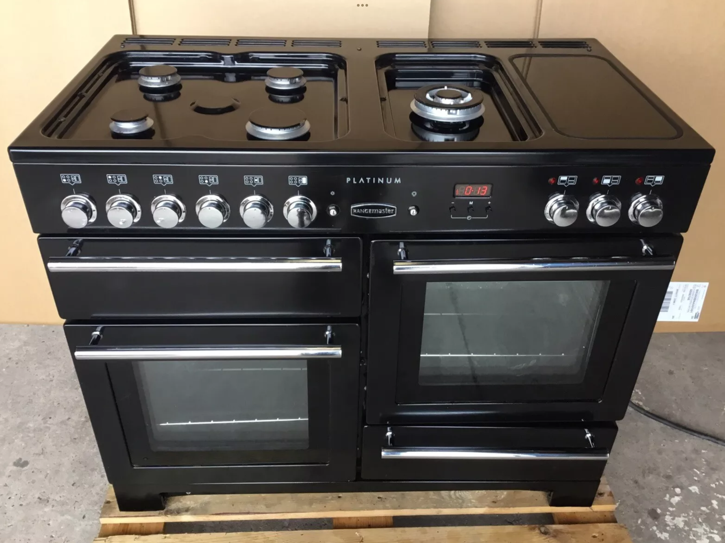 Rangemaster Platinum 110 Dual Fuel FSD Black