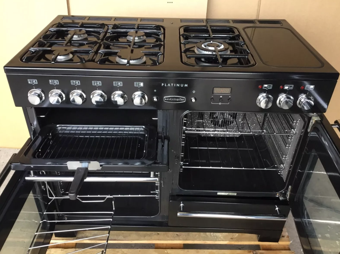 Rangemaster Platinum 110 Dual Fuel FSD Black