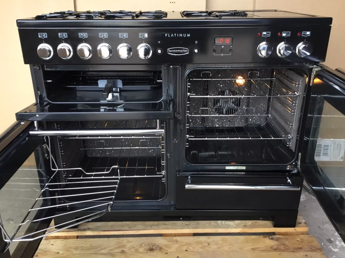 Rangemaster Platinum 110 Dual Fuel FSD Black