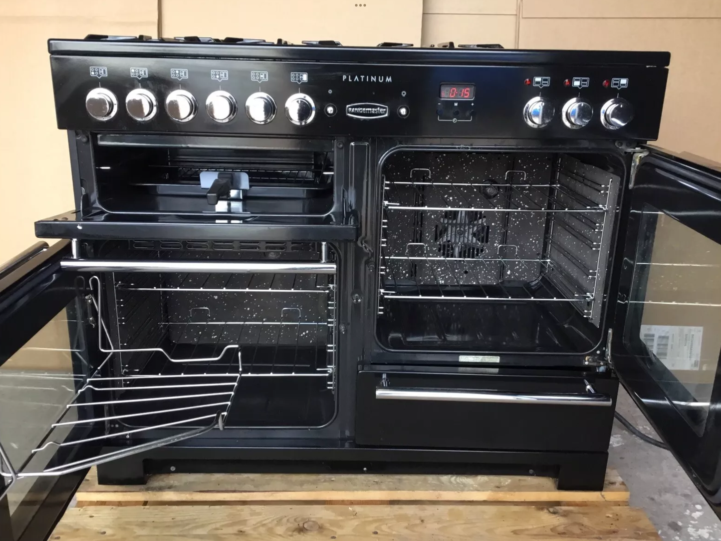 Rangemaster Platinum 110 Dual Fuel FSD Black