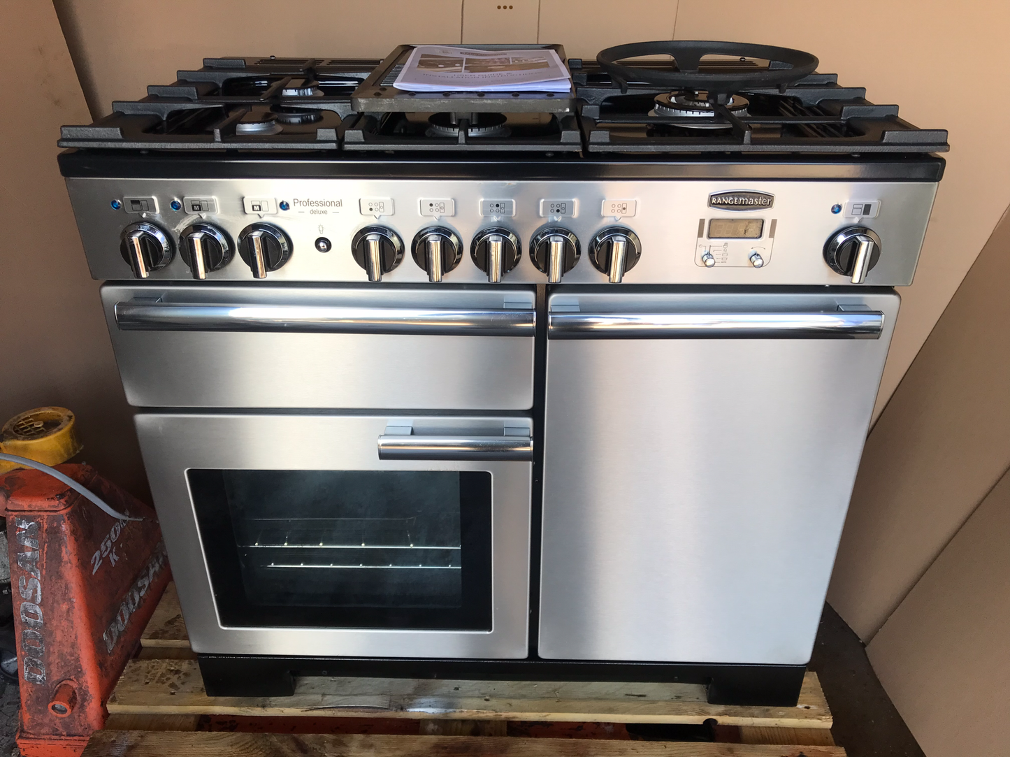 RANGEMASTER PROFESSIONAL DELUXE 100 DUAL FUEL FSD STAINLESS STEEL