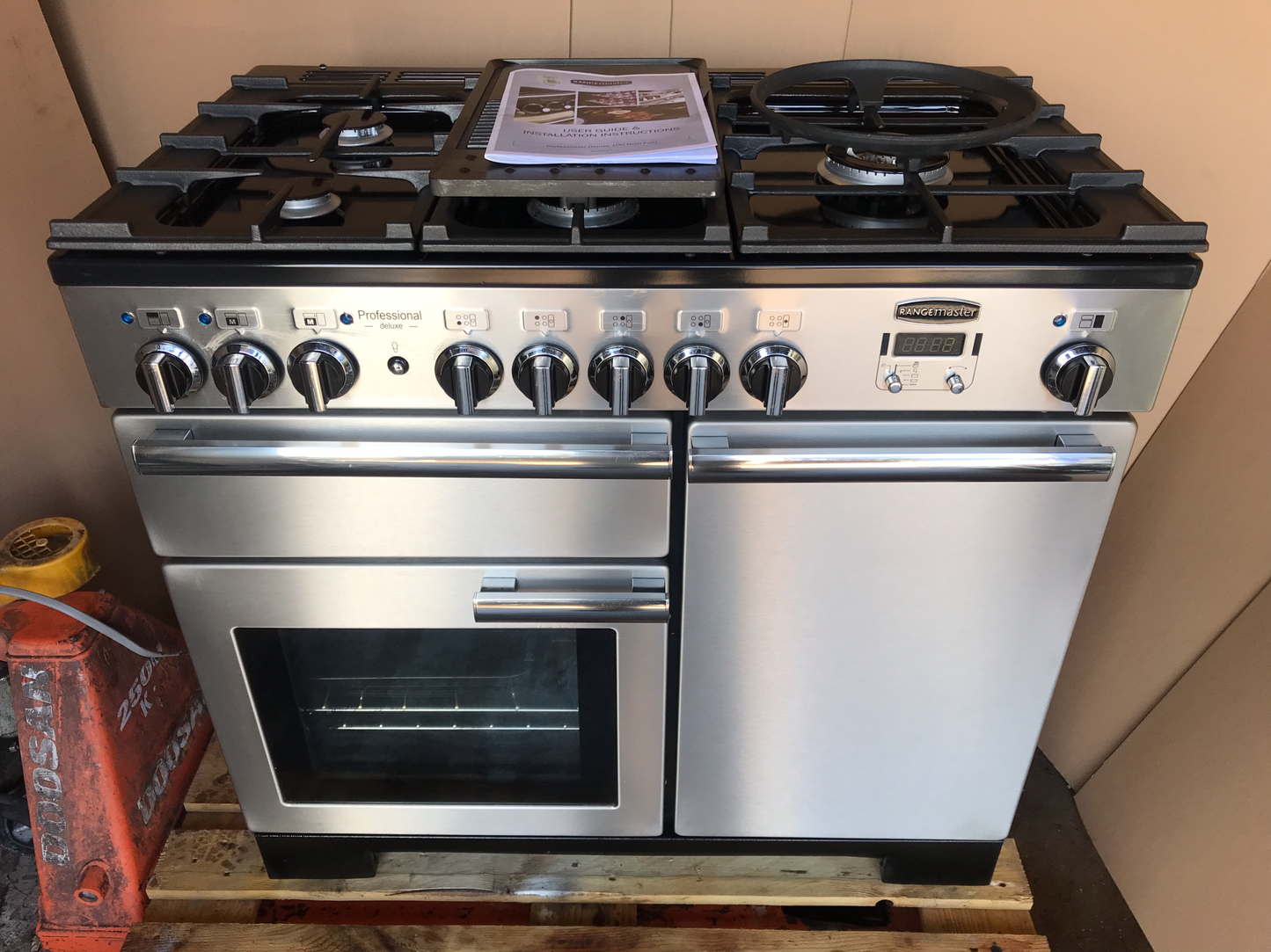 RANGEMASTER PROFESSIONAL DELUXE 100 DUAL FUEL FSD STAINLESS STEEL