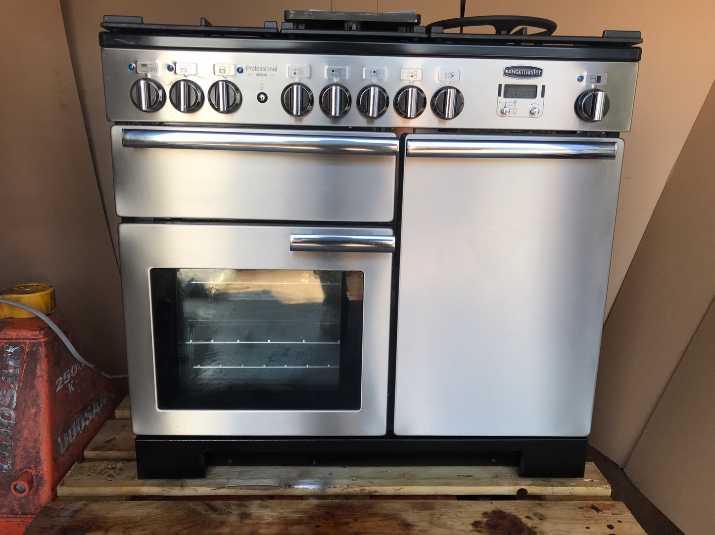 RANGEMASTER PROFESSIONAL DELUXE 100 DUAL FUEL FSD STAINLESS STEEL