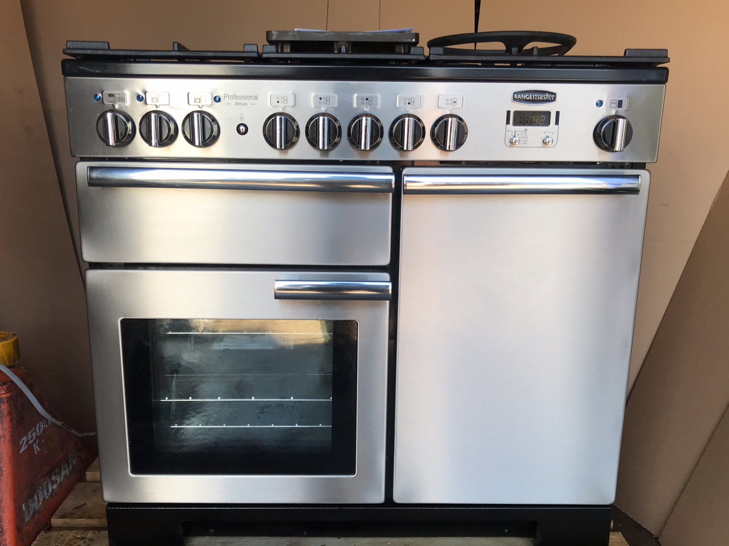 RANGEMASTER PROFESSIONAL DELUXE 100 DUAL FUEL FSD STAINLESS STEEL