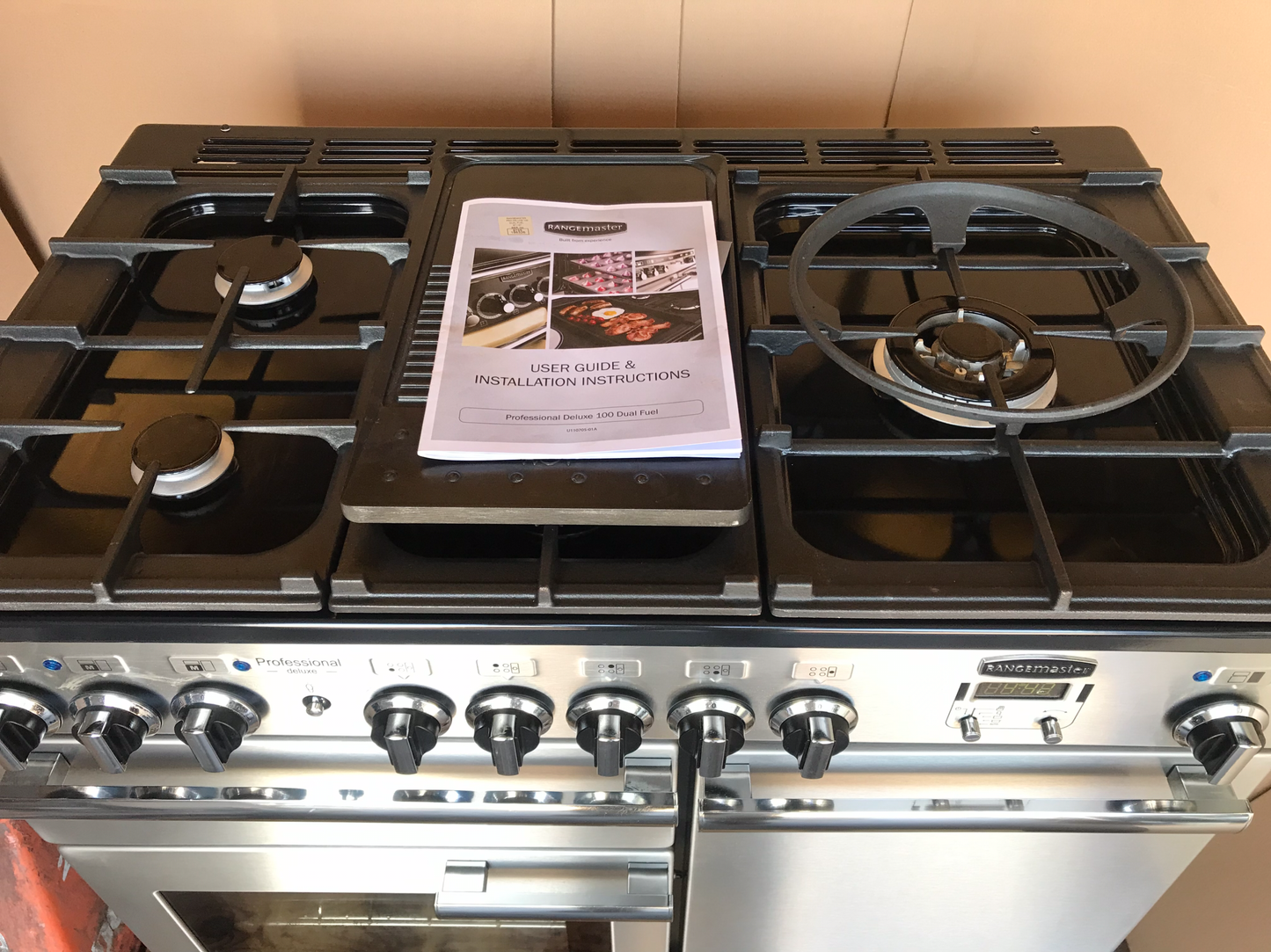 RANGEMASTER PROFESSIONAL DELUXE 100 DUAL FUEL FSD STAINLESS STEEL
