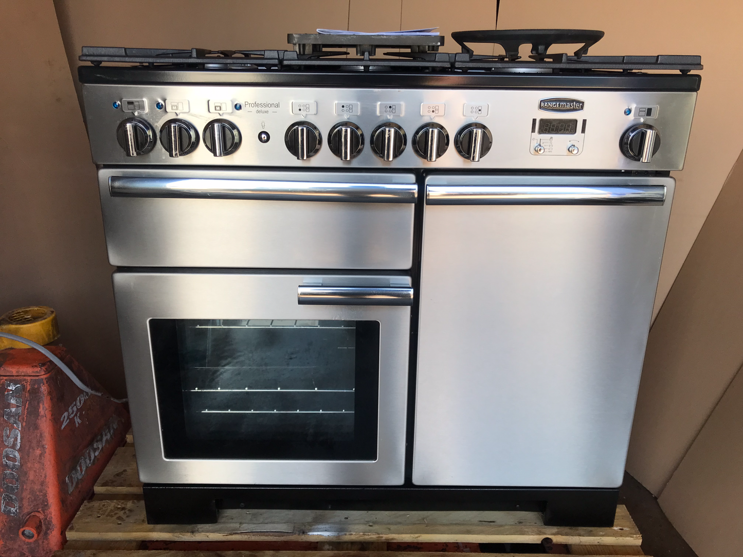 RANGEMASTER PROFESSIONAL DELUXE 100 DUAL FUEL FSD STAINLESS STEEL