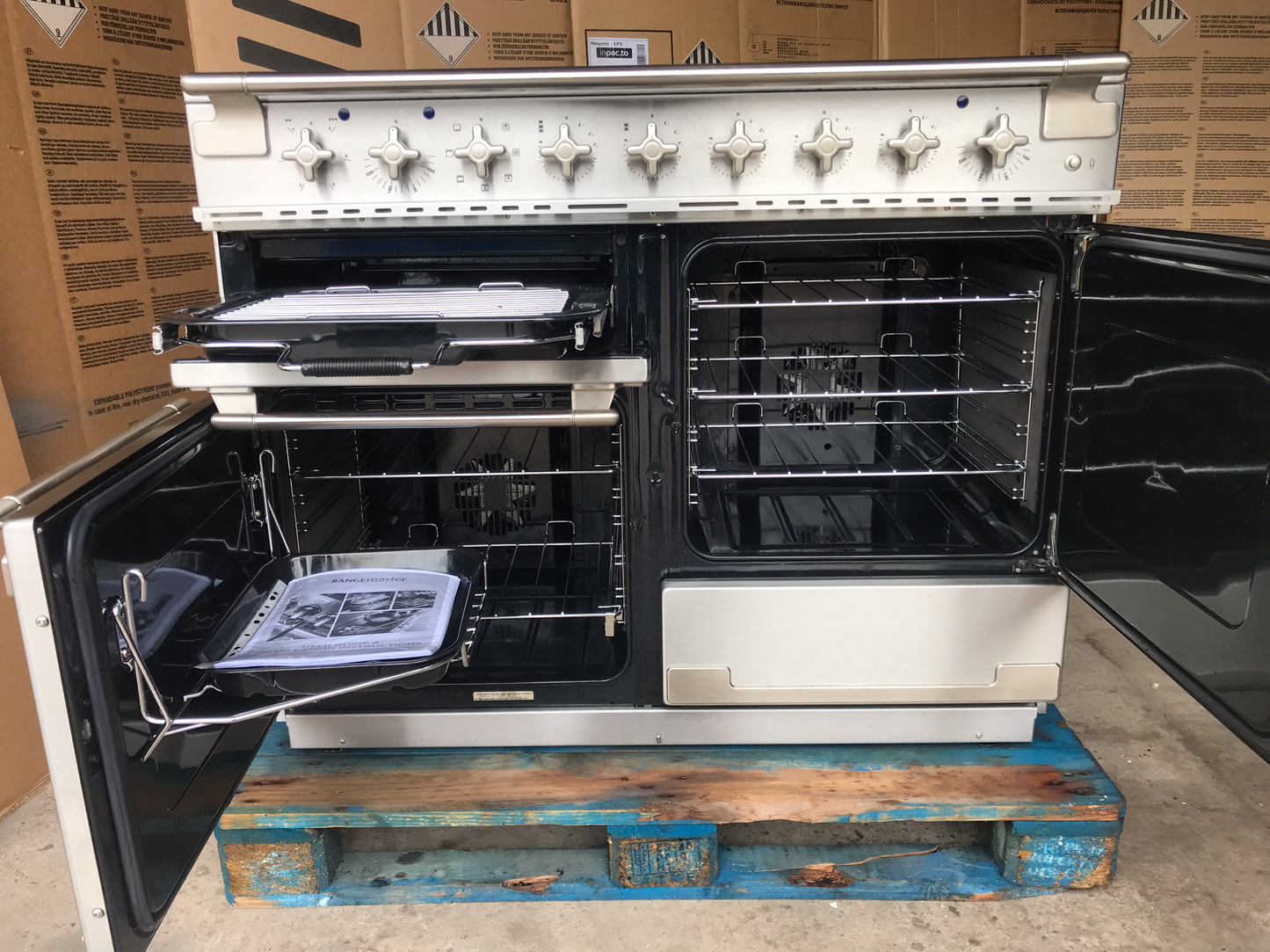 RANGEMASTER ELISE 110 INDUCTION STAINLESS STEEL ALL ELECTRIC