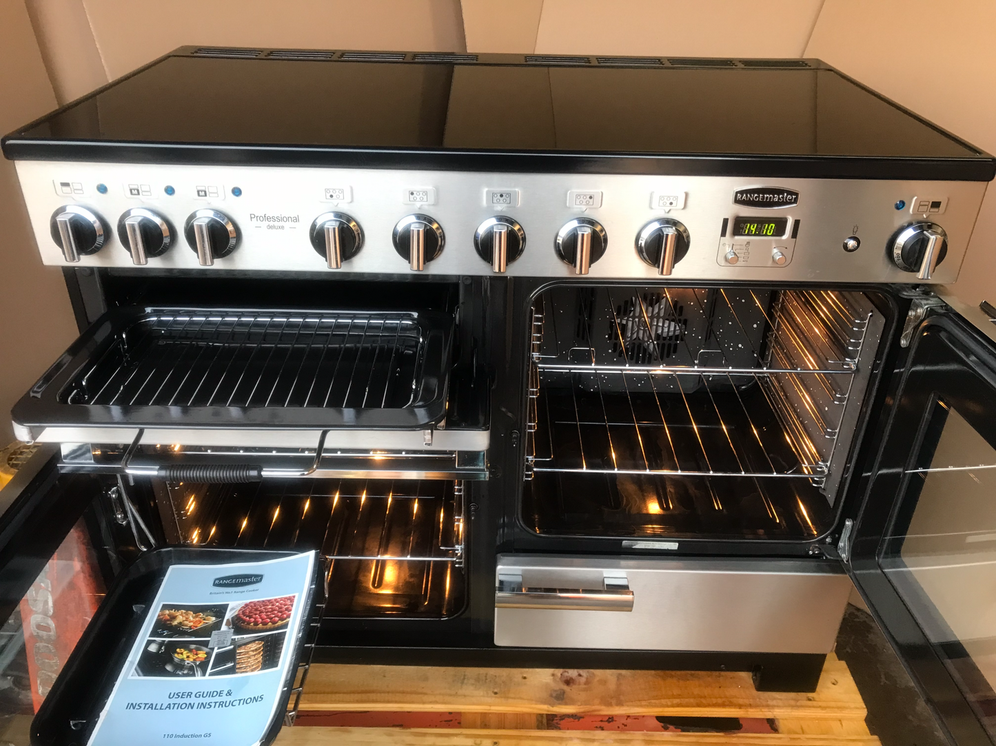 RANGEMASTER PROFESSIONAL DELUXE 110 G5 INDUCTION STAINLESS STEEL