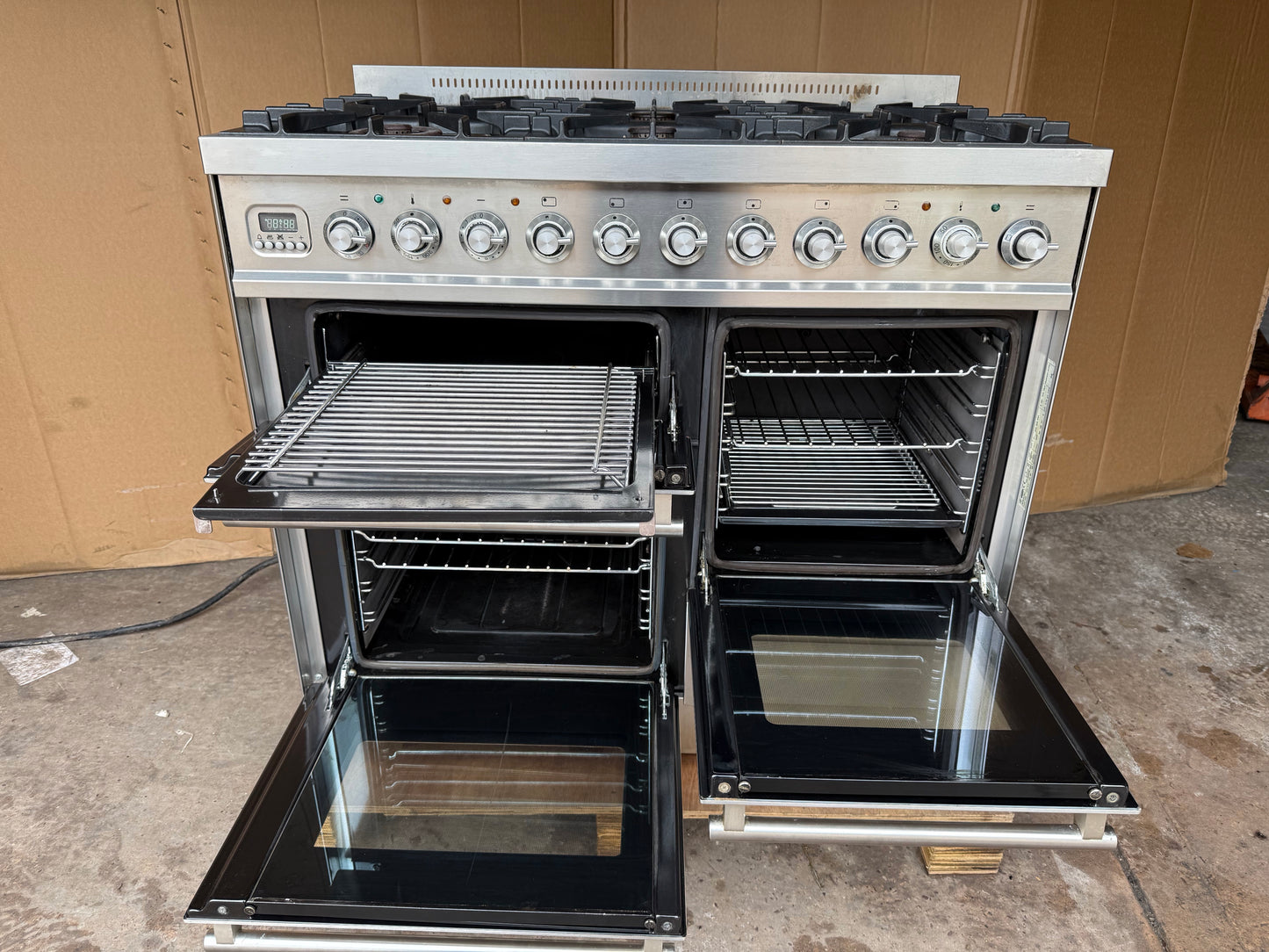 Britannia Range Cooker 100cm Dual Fuel FSD Stainless Steel