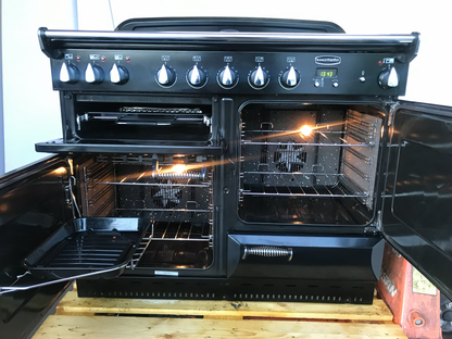 RANGEMASTER ELAN 110 INDUCTION BLACK ALL ELECTRIC COOKER