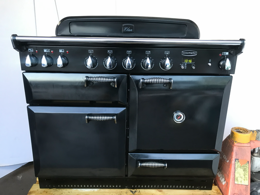 RANGEMASTER ELAN 110 INDUCTION BLACK ALL ELECTRIC COOKER