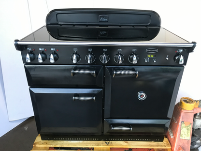 RANGEMASTER ELAN 110 INDUCTION BLACK ALL ELECTRIC COOKER