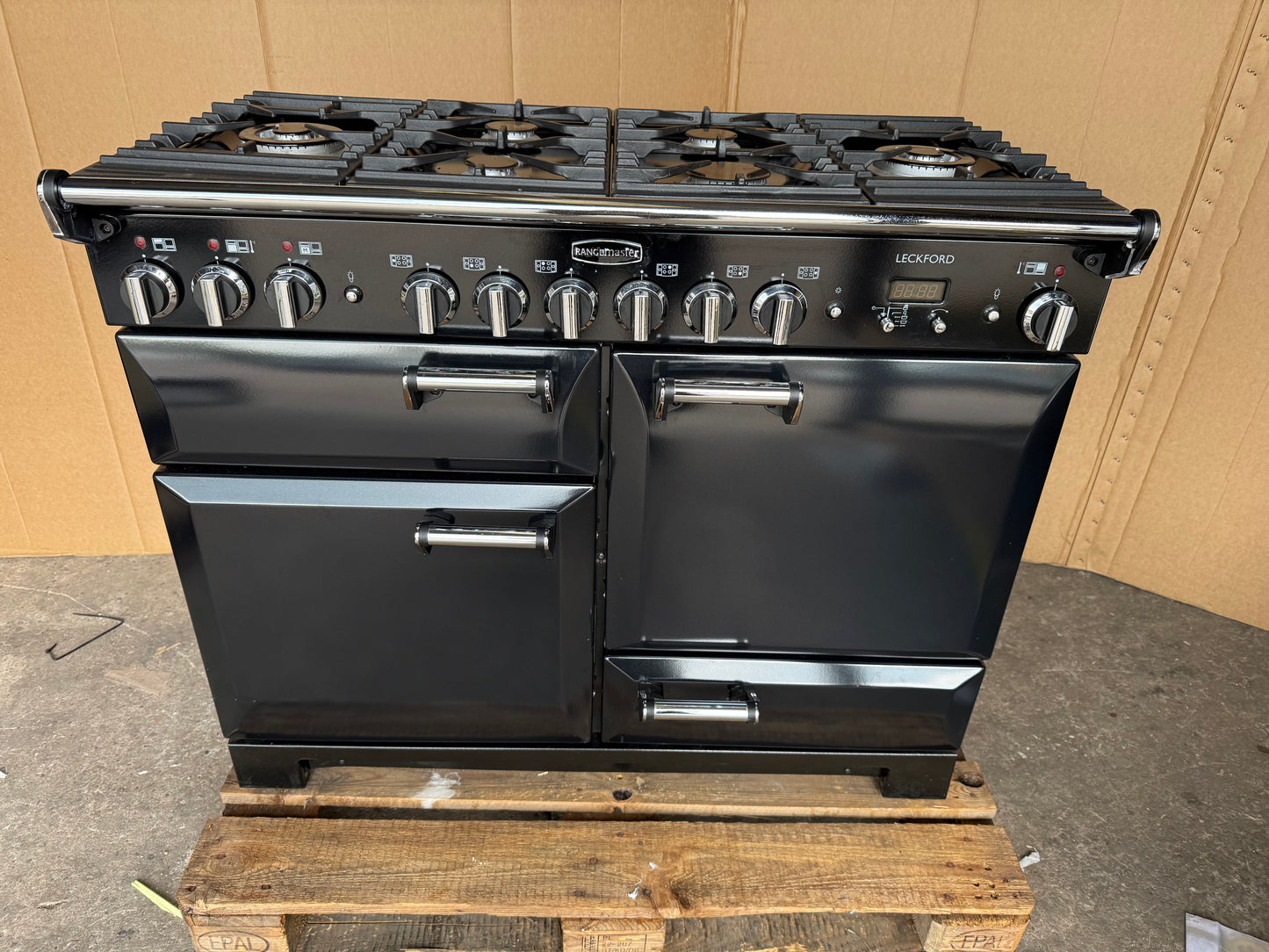 RANGEMASTER LECKFORD 110 DUAL FUEL FSD BLACL/CHROME